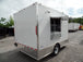 8.5' x 12' Concession Food Trailer White Event Catering