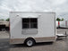 8.5' x 12' Concession Food Trailer White Event Catering