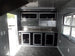 8.5x22ft Black Enclosed Porch Concession Trailer