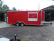 8.5' x 20' Red Concession Food Trailer With Appliances