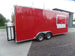 8.5' x 20' Red Concession Food Trailer With Appliances