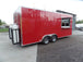 8.5' x 20' Red Concession Food Trailer With Appliances