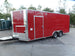 8.5' x 20' Red Concession Food Trailer With Appliances