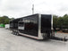 8.5' x 30' Black Pizza Concession Food Trailer