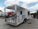 8.5' x 22' Concession Trailer White BBQ Food Event Catering