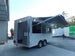 8.5' x 16' White Snow Cone Concession Food Trailer