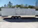 8.5' x 32' White Fully Enclosed Food Concession Trailer