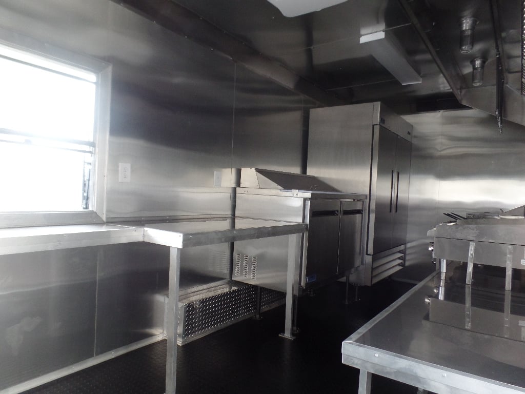 8.5' x 20' White Event Food Catering Concession Trailer With Appliances