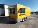 8.5' x 16' Yellow Event Concession Food Trailer