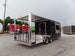 8.5' x 22' Concession Food Trailer Black BBQ Event