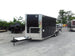 8.5' x 22' Concession Food Trailer Black BBQ Event