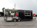 8.5' x 22' Concession Food Trailer Black BBQ Event