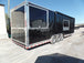 8.5' x 30' Black Pizza Concession Trailer With Appliances