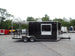 8.5' x 20' Concession Food Trailer Black BBQ Event