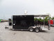 8.5' x 20' Concession Food Trailer Black BBQ Event