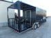 8.5' x 22' Charcoal Grey Porch Style Concession Food Trailer With Appliances