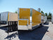 8.5' x 20' Concession Food Trailer Yellow Event Catering