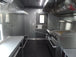 8.5' x 22' Charcoal Grey Porch Style Concession Food Trailer With Appliances