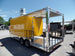 8.5' x 20' Concession Food Trailer Yellow Event Catering