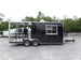 8.5' x 20' Concession Food Trailer Black With Appliances