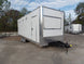 8.5' x 24' White Deck Over Concession Food Trailer