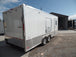 8.5' x 20' White Mobile Office Concession Trailer