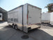 8.5' x 20' White Mobile Office Concession Trailer