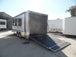 8.5' x 20' White Mobile Office Concession Trailer