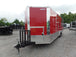 8.5' x 26' Concession Food Trailer Red Event Catering