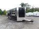 8.5' x 22' Concession Food Trailer Black With Appliances