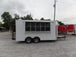 8.5' x 16' Concession Food Trailer White Event Catering