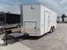 8.5' x 18' Concession Trailer White Food Event Catering