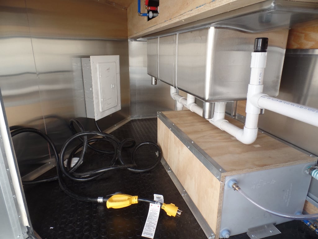 8.5' x 20' White Concession Food Trailer With Appliances