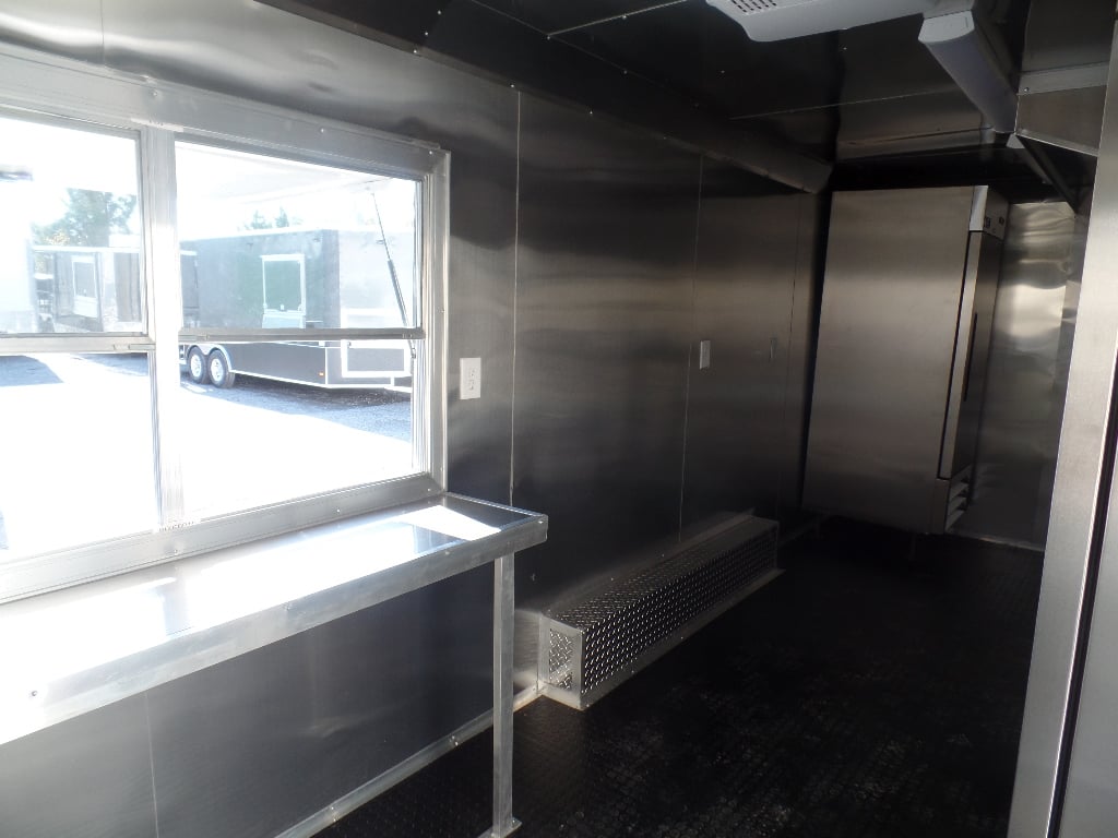 8.5' x 20' White Concession Food Trailer With Appliances