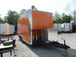 Concession Trailer 8.5' x 16' Orange Food Event Catering