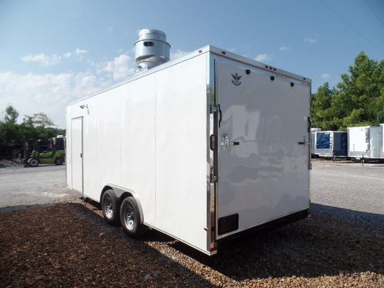 Concession Trailer 8.5' x 20' White Food Event Catering