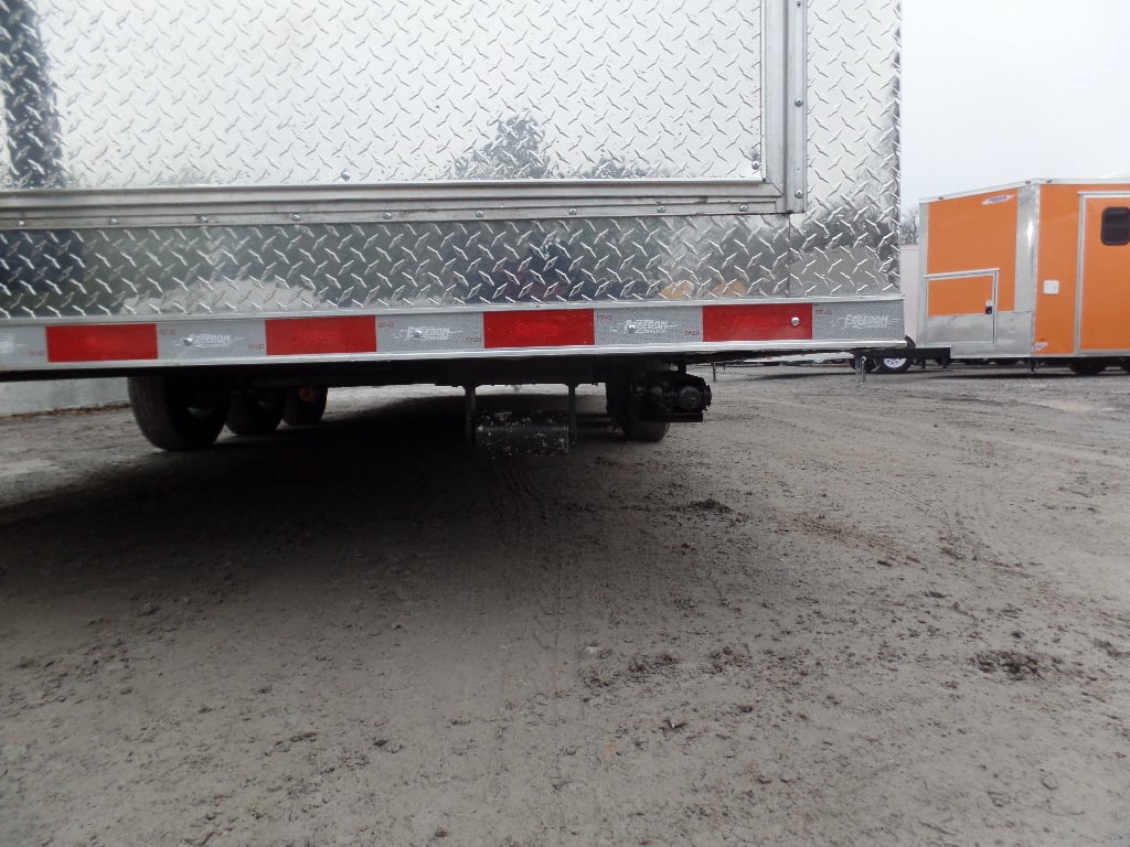 8.5' x 32' White Food Concession Trailer With Appliances