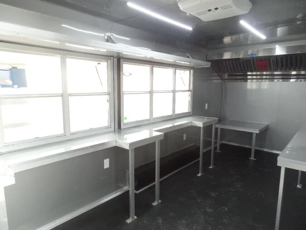 8.5' x 20' Penske Yellow Food Concession Trailer