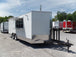 8.5' x 20' Concession Food Trailer White Event Catering