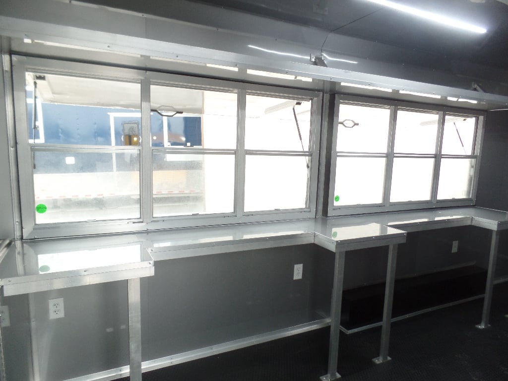 8.5' x 20' Penske Yellow Food Concession Trailer