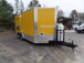 8.5' x 16' Yellow Concession Food Trailer With Appliances