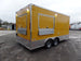 8.5' x 16' Yellow Concession Food Trailer With Appliances