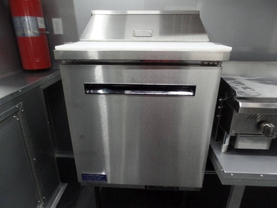 8.5' x 16' Yellow Concession Food Trailer With Appliances