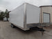 White 8.5' x 24' Deckover Concession Food Wash Trailer