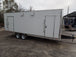 8.5' x 24' White Deck Over Concession Food Trailer With Appliances