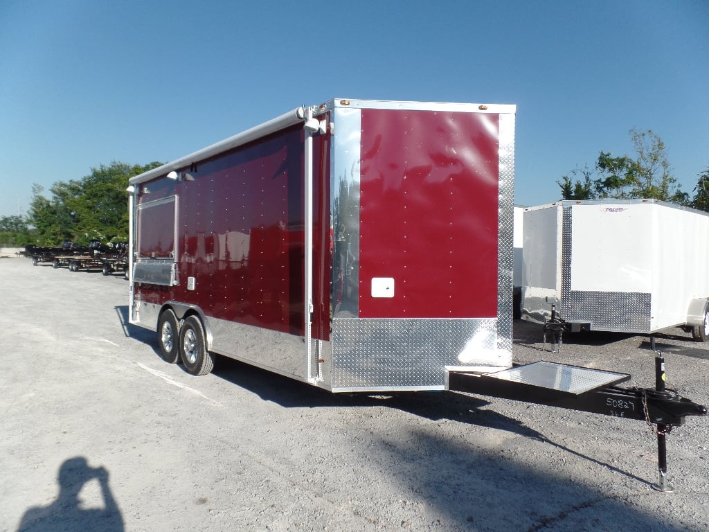 8.5' x 18' Concession Food Trailer Brandy Wine Event Catering