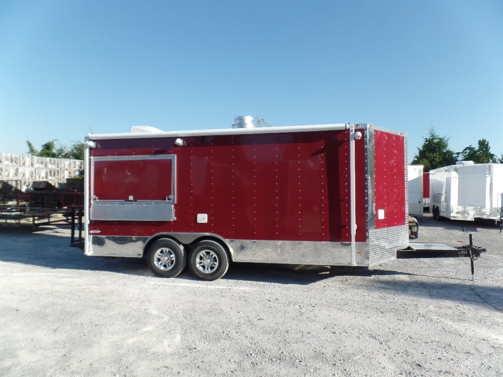 8.5' x 18' Concession Food Trailer Brandy Wine Event Catering