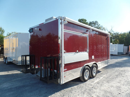 8.5' x 18' Concession Food Trailer Brandy Wine Event Catering