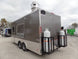 8.5' x 20' Light Pewter Concession Food Trailer With Appliances