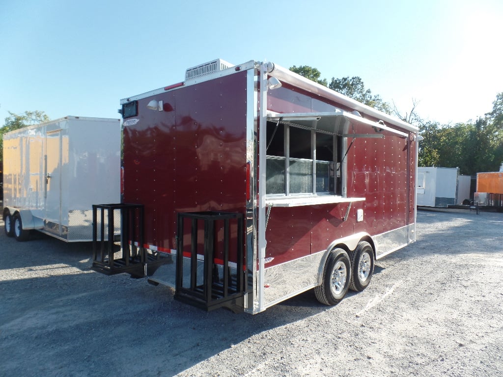 8.5' x 18' Concession Food Trailer Brandy Wine Event Catering